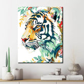 Paint by Numbers Lion Portrait Modern Animal Art Painting